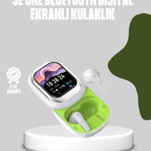 Kayar Kapak Tasarımlı Dokunmatik Ekranlı Kablosuz Bluetooth Kulaklık