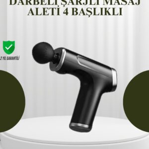 USB Type-C Şarjlı Taşınabilir Masaj Tabancası