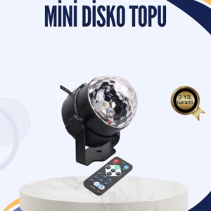 Müzik Sensörlü Renkli LED Parti Işığı