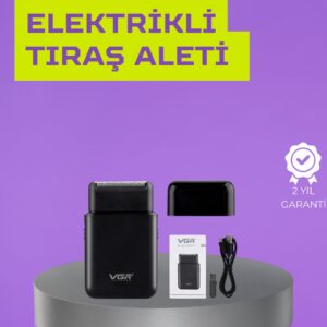 Kart Tasarımlı Şarjlı Tıraş Makinesi | 2 Başlıklı Hassas Kesim