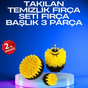 Profesyonel Matkap Ucu Temizlik Fırçası 3’lü Set
