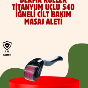 Dermaroller 1 mm Akne İzleri ve Çatlak Giderici Cilt Bakım Aleti