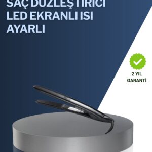 2025 Yeni Seri Dijital Ekranlı Isı Ayarlı Saç Düzleştirici Titanyum Kaplama A Kalite