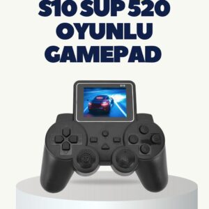 HDMI Destekli S10 Gamepad 520 Oyunlu TV’ye Bağlanabilir Atari 2025 Model