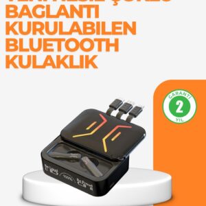 Şarj Kutulu Bluetooth Kulaklık – 2 Saatte Tam Şarj