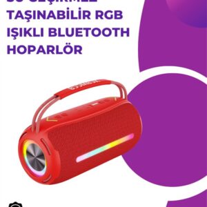 Bluetooth Kablosuz Hoparlör – Taşınabilir Güçlü Ses