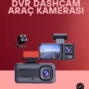 G-Sensör Hareket Algılama ve Döngüsel Kayıt Özellikli 3'lü Kamera Güvenlik Sistemi
