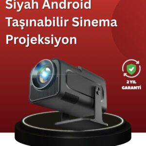 Uzun Ömürlü Lamba ve Dahili Hoparlörlü Ev Sinema Projektörü