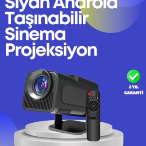 HDMI USB ve Kulaklık Girişli Çoklu Bağlantı Seçenekli Projektör