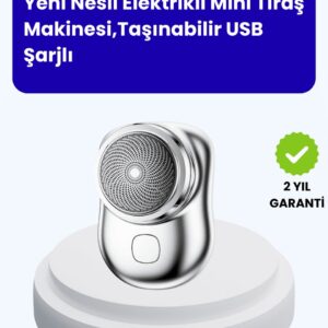 Cep Tipi Elektrikli Tıraş Makinesi – Güçlü Sessiz Su Geçirmez ve Ultra Taşınabilir