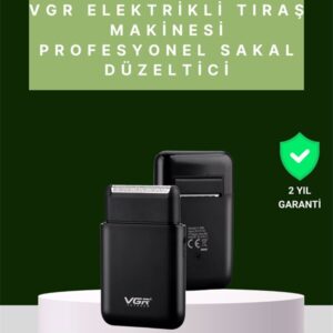 USB Şarjlı Traş Makinesi – Piston + Ağ Başlık 600 mAh Batarya