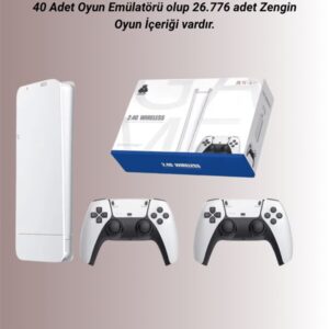 M15 Retro Konsol – 20.000 Oyunlu Çift Gamepadli 4K HDMI