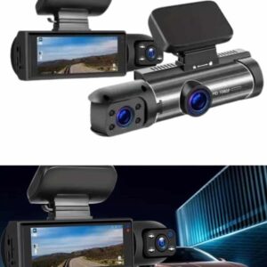 Araç İçi Full Hd Kamera Ön ve Arka Kameralı Ekranlı Araç Kamerası
