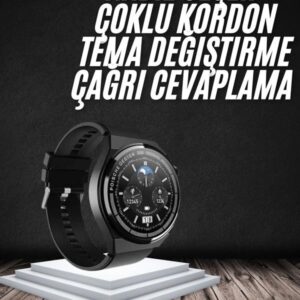En Çok Tercih Edilen Akıllı Saat Amoled Ekran Nabız Sensörü GPS Uyumlu Adımsayar