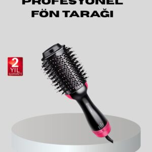 1200W Fön Tarağı – 3 Isı Ayarı Negatif İyonlu Hızlı ve Pürüzsüz Sonuç