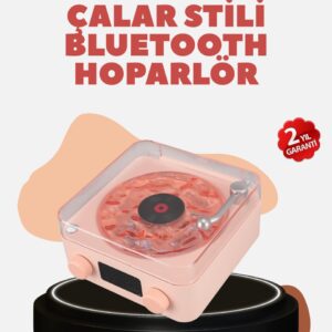 Retro Kristal Netliğinde Ses – Gece Işıklı Retro Bluetooth Hoparlör