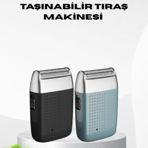 Kablosuz Şarjlı Sakal Tıraş Makinesi – Kuru Kullanım Uzun Pil Ömrü
