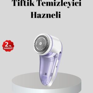 Şarjlı Tiftik Temizleyici – Çıkarılabilir Hazneli Anti-Statik Fırçalı USB Şarjlı