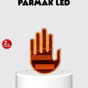 El Hareketiyle Kontrol Edilen 176 LED Amber Güvenlik Lambası