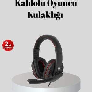 Stereo Ses Destekli Mikrofonlu Gaming Kulaklık – Yumuşak Pedli