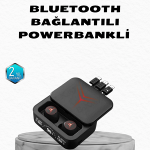 Powerbank Özellikli Bluetooth Kablosuz Kulaklık – Dokunmatik Kontrol Uzun Pil Ömrü Ergonomik Tasarım