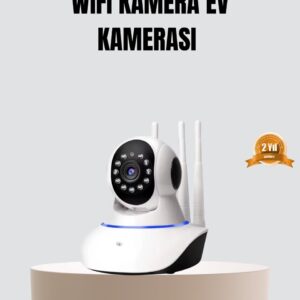 HD IP Kamera – Gece Görüşlü Hareket Sensörlü Mobil Takip ve Çift Yönlü Ses