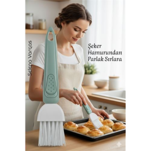 Yumurta Fırçası 18 CM Mutfak Yağlama Sos Sürme Fırçası Pasta Hamur Fırçası