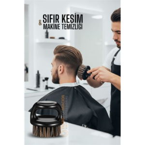 At Kılı Fade Fırça – Berberler İçin Sıfır Kesim ve Makine Temizleme Fırçası