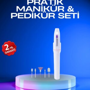 Taşınabilir Profesyonel Elektrikli Tırnak Matkap Seti – Sessiz Güçlü ve Dayanıklı