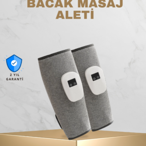 Taşınabilir Şarjlı Baldır Masaj Aleti – 3 Kademeli Isı ve Basınç Ayarı Titreşim Fonksiyonlu