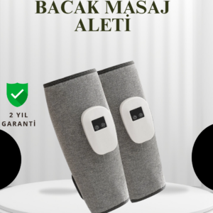 Şarjlı Isıtmalı Baldır Masaj Aleti – 3 Hava Basınçlı Titreşimli ve Akıllı Zamanlayıcılı