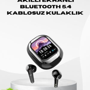 Akıllı Ekranlı Kablosuz Kulaklık – Gürültü Engelleme ve HD Ses Deneyimi