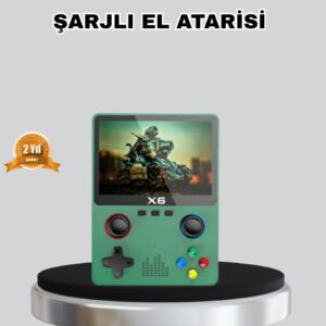 Retro Taşınabilir Konsol 3.5 IPS Ekran Ergonomik Çift LR Kontrollü