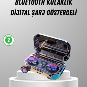 Şarj Kutulu Kablosuz Kulaklık Ergonomik Spor Seyahat Uyumlu Uzun Kullanım