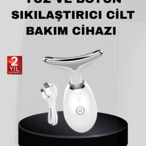 Kablosuz Şarjlı Yüz Sıkılaştırıcı Cihaz EMS Mikro Akım Anti-Aging Masaj Aleti