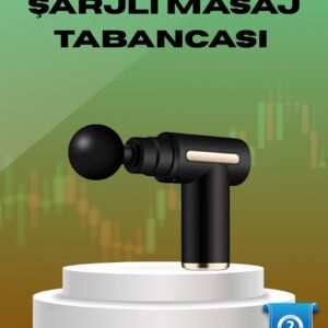 6 Kademeli Kas Masaj Tabancası 4 Başlıklı Güçlü Sessiz Sporcu Masaj Cihazı Şarjlı