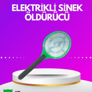 İç ve Dış Mekan Elektrikli Sinek Öldürücü | Hafif ve Ergonomik Tasarım