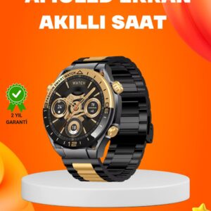 Amoled Akıllı Saat IP67 Su Geçirmez 3 Bileklikli Sağlık Takipli
