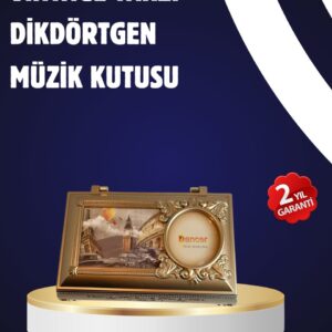 Piyano Tasarım Müzik Kutusu Balerin Figürü ve Takı Bölmeli