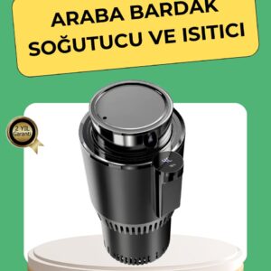 Isıtma Soğutma Özellikli Araç Bardaklığı Çakmak Girişli Akıllı