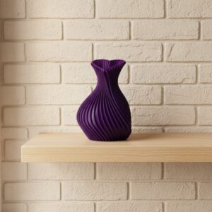 5 cm Mor Kalp Formlu Mini Vazo Modern Mini Dekor Ürünü