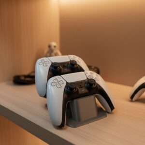 İkili Gamepad Tutucu Antrasit 7x18 cm Oyun Aksesuarı