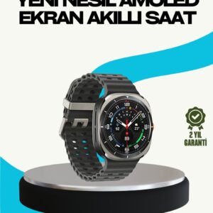 Kablosuz Şarjlı Akıllı Saat Tüm Telefonlarla Uyumlu Çok Fonksiyonlu