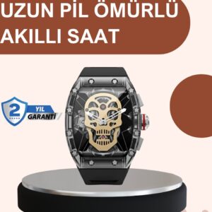 Uzun Pil Ömürlü Akıllı Saat Günlük ve Spor Kullanım