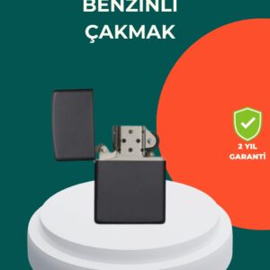 Çakmak Parlak Siyah Doldurulabilir Hedyelik Eşya