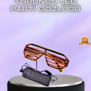 Parti ve Festival İçin LED Işıklı Eğlence Gözlüğü