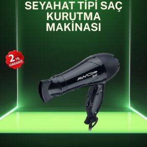 Kompakt Katlanabilir Saç Kurutma Makinesi Ev ve Seyahat Uyumlu