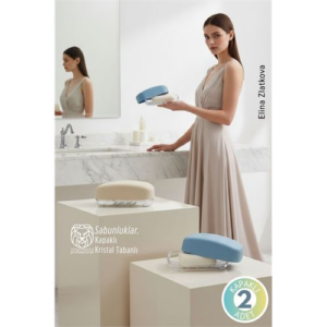 Modern Banyo Tasarımı: 2’li Premium Sızdırmaz Kapaklı Sabunluk Seti - Hijyenik Seyahat Kutusu