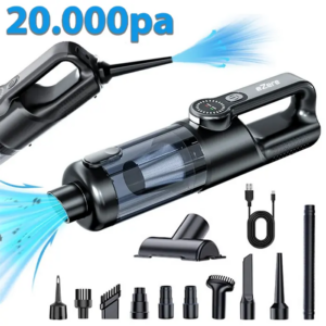 EZERE PowerVac1 20000pa Araç İçi ve Ev Tipi Şarjlı Vakum Süpürge-(5775)