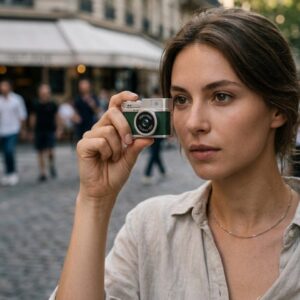 Ultra Kompakt Mini Fotoğraf Makinesi 4K HD Video Selfie Kamerası